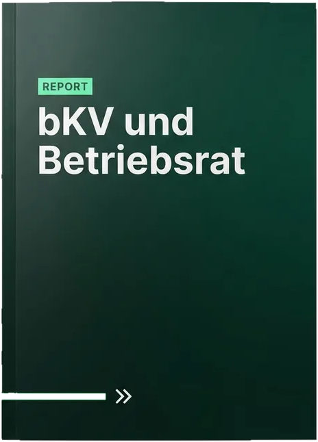 Titelseite des kostenlosen bKV-Reports: Wie wird Ihr Betriebsrat zum Verbündeten