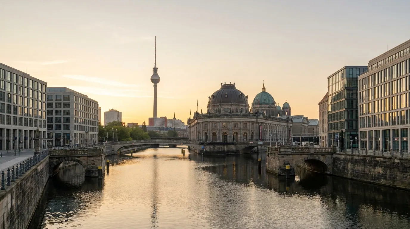 Berliner Skyline mit Fernsehturm für die bKV-Beratung in Berlin